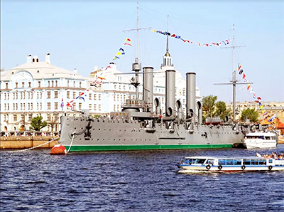 Il leggendario incrociatore russo “Aurora”