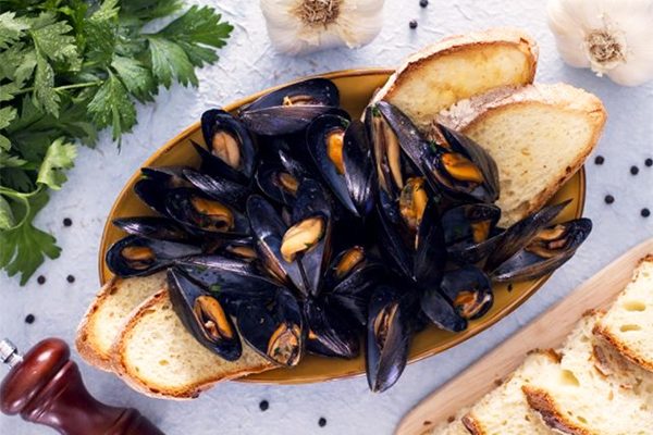 Итальянская кухня: Соте из морских мидий
