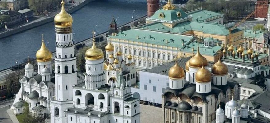 La Piazza delle Cattedrali, nel Cremlino di Mosca